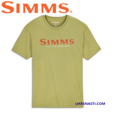 Футболка Simms Logo T-shirt Tent Green